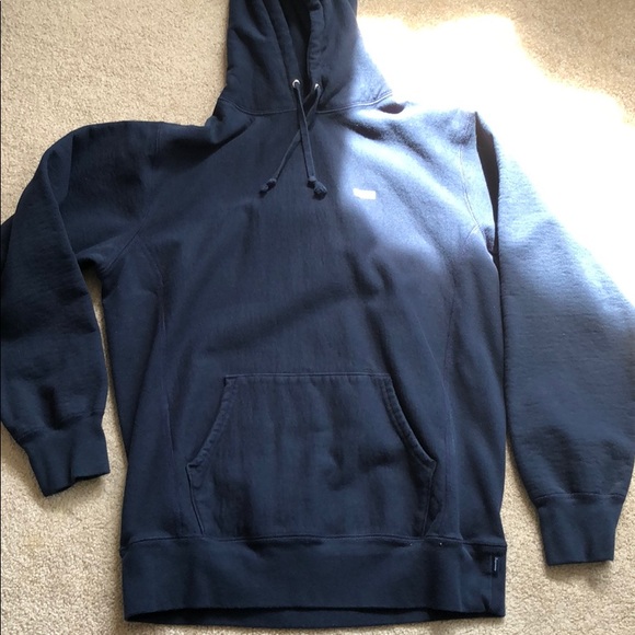 Supreme Other - Supreme Navy Hoodie 3M Reflective Logo